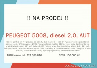 Peugeot 5008 2,0 HDi Automat 1800
