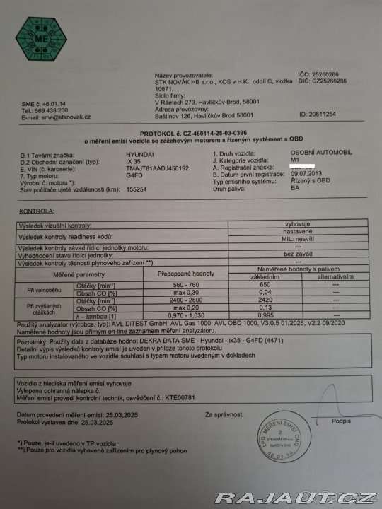 Hyundai ix35 1,6 GDi, 99kW, r.v. 201 2013