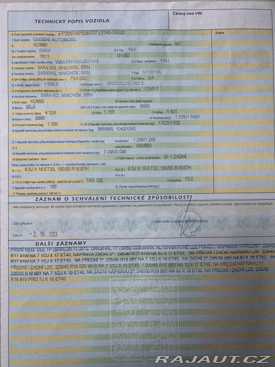 BMW 1 114i, KLIMA, ZIMNÍ PNEU 2012