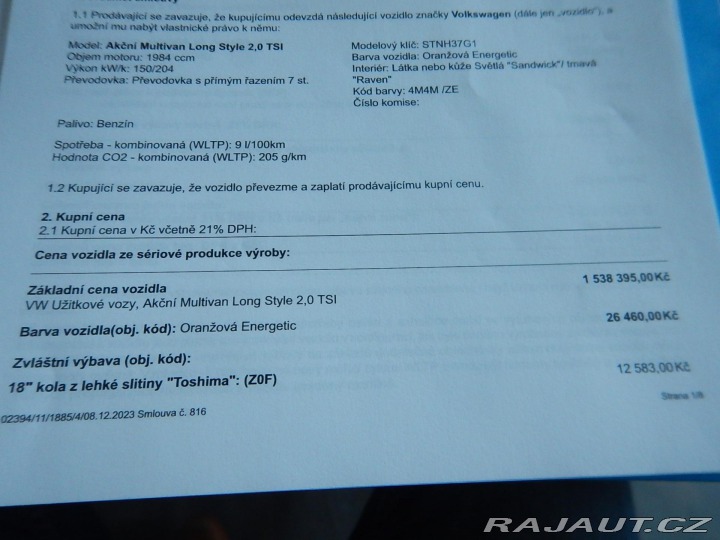 Volkswagen Multivan 2.0 TSI Long Style, 217 K 2024
