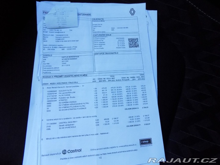 Renault Captur 1.3TCe/LIMITED/1.Maj.ČR/A 2019