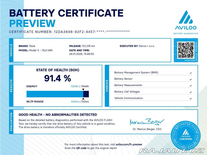 Tesla Model 3 Performance 82kWh AWD 2022
