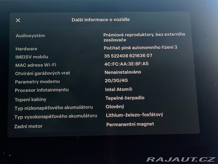 Tesla Model 3 Standard SOH 93,1% 239kW 2021