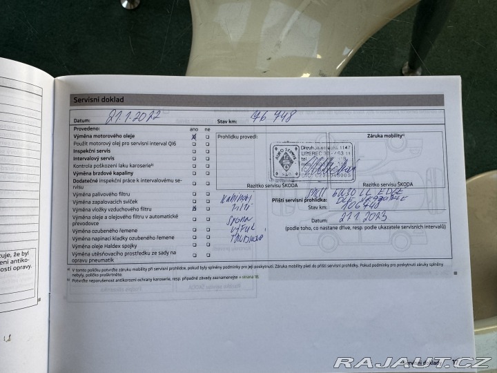 Škoda Rapid 1,2 TSI 77KW TAŽNÉ ČR 2012