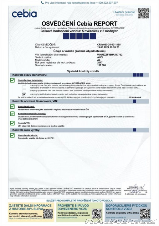 Audi A4 2,0 TDi 110kW ALLROAD Qua 2017