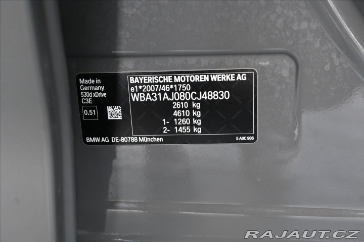 BMW 5 3,0 530d 210kW AT xDrive 2022