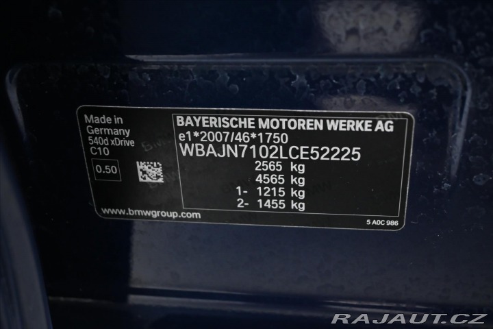 BMW 5 3,0 540d 235kW X-Drive AT 2020