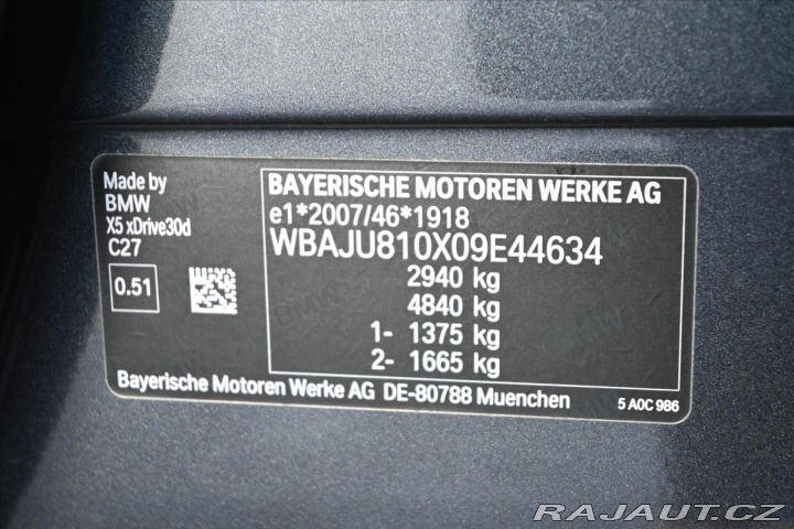 BMW X5 3,0 d xDrive 210 kW AT8 P 2020