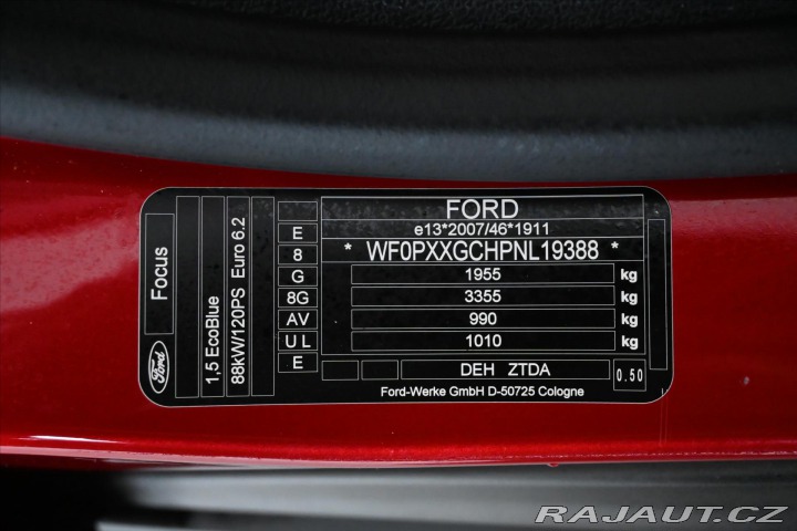 Ford Focus 1,5 EcoBlue 88kW *Titaniu 2022