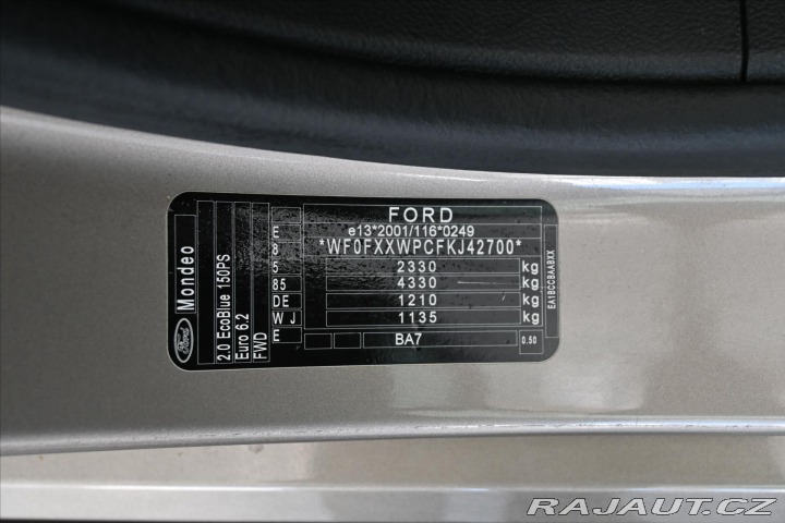 Ford Mondeo 2,0 EcoBlue 110 kW AT8 Zá 2019