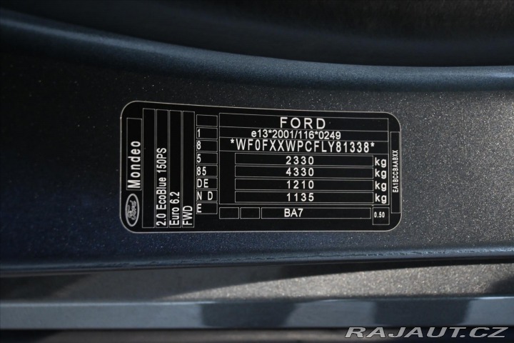 Ford Mondeo 2,0 EcoBlue 110kW AT8 Tit 2021