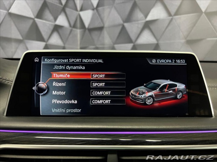 BMW 7 740d xDrive LONG, LASER, 2016