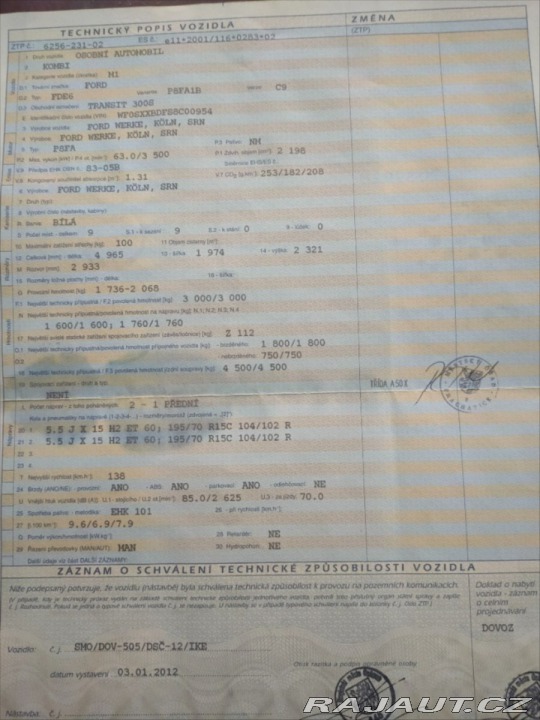 Ford Transit 2,2 1800