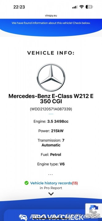 Mercedes-Benz Ostatní modely w212 1800