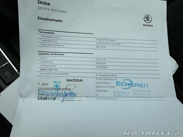 Škoda Superb 2.0Tdi 110kw Manuál 2021