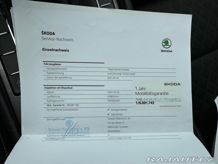 Škoda Superb 2.0Tdi 110kw Manuál 2021