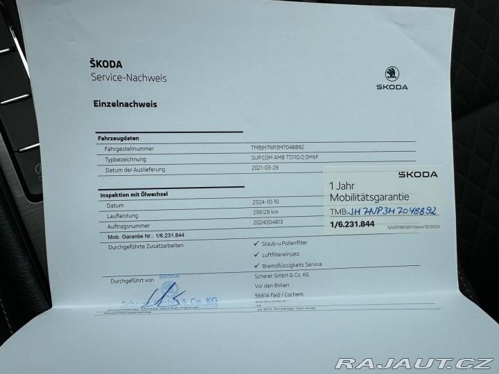 Škoda Superb 2.0Tdi 110kw Manuál 2021