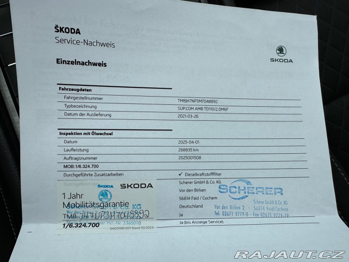 Škoda Superb 2.0Tdi 110kw Manuál 2021