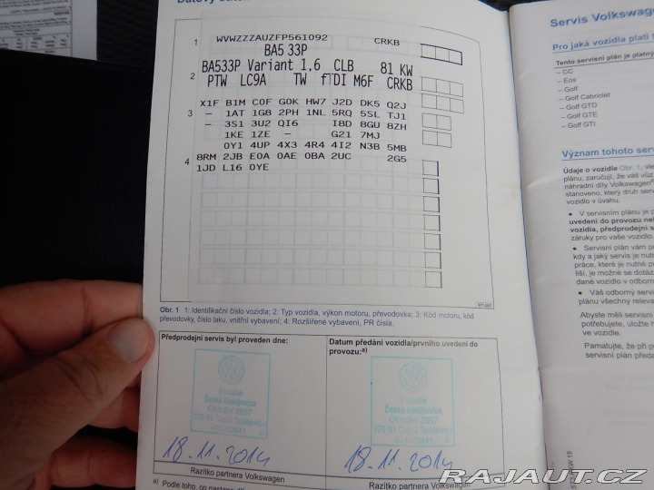 Volkswagen Golf 1.6 TDI, ČR, DIGIKLIMA 2014