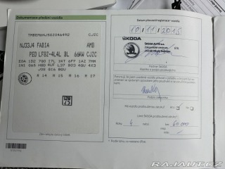 Škoda Fabia 1,2TSI 66kW TAŽNÉ 1.MAJIT 2015