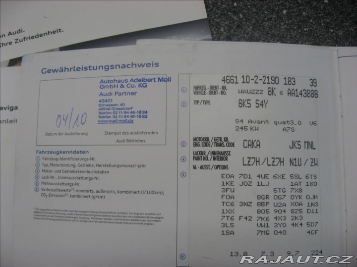 Audi S4 3,0 TFSI 441PS Quattro M 2010