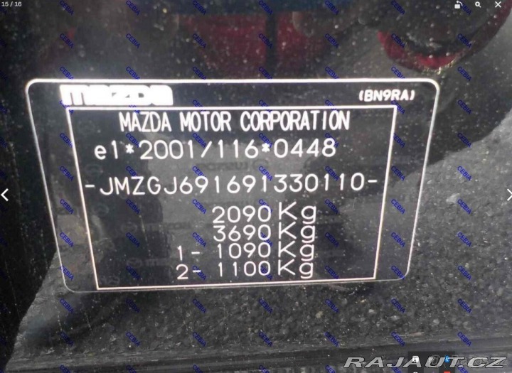 Mazda 6 2,2 SkyActive Led navi 2015