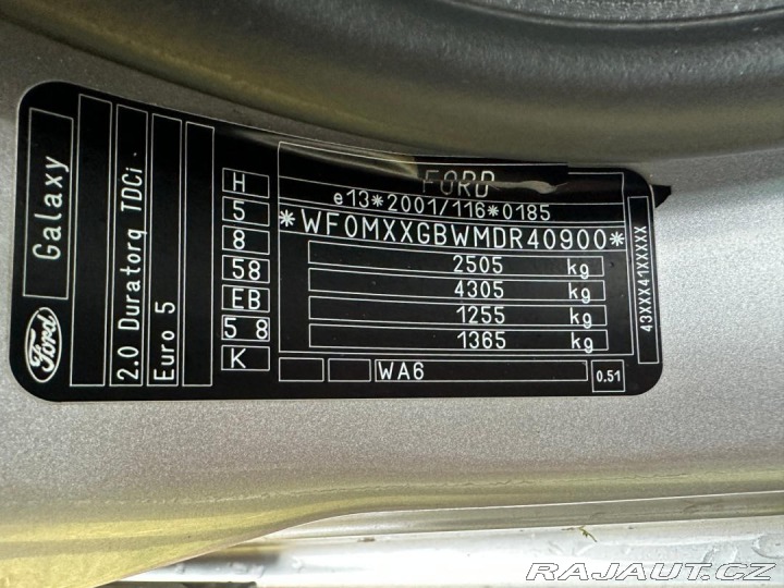 Ford Galaxy 2.0Tdci 120kw Automat 2013