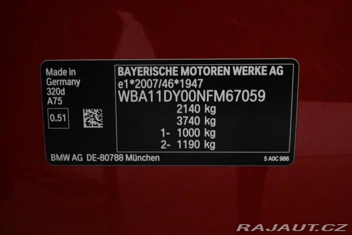 BMW 3 2,0 320d 140 kW STEPTRONI 2022