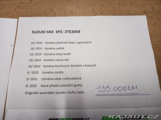 Suzuki SX4 1,6 16V Comfort ČR NAVI 2008