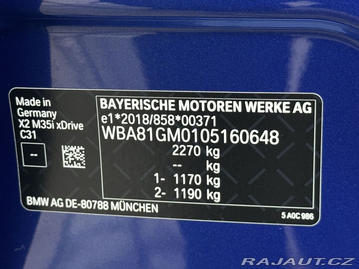 BMW X2 M35i 221kW x-Drive M-Pack 2024