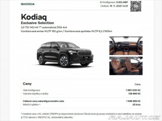 Škoda Kodiaq 2,0 TDi DSG 4x4 Nez.Topen 2024