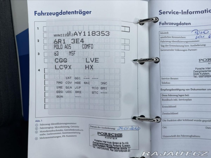 Volkswagen Polo 1,2 i 16V 63kw Klima, ESP 2010