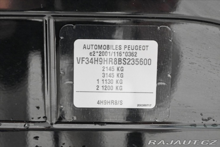 Peugeot 308 1,6 HDI 82 kW SW TAŽNÉ ZA 2011