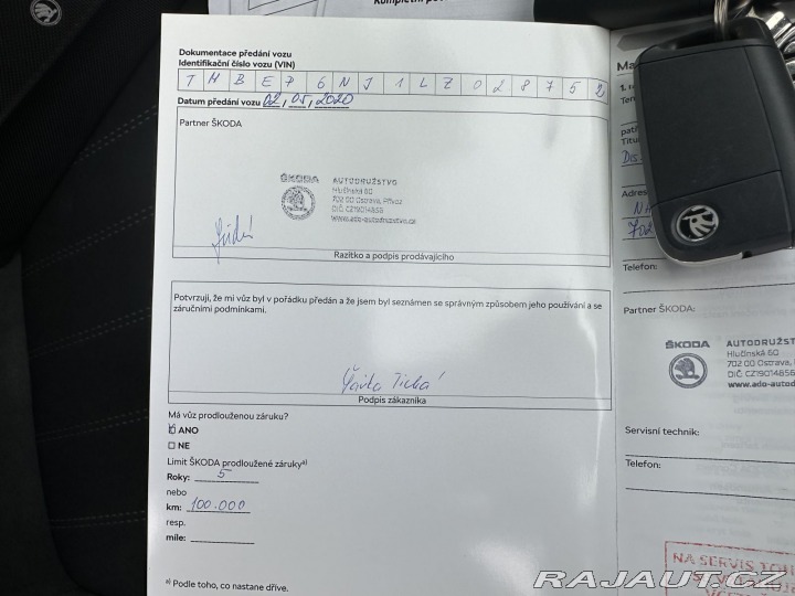 Škoda Fabia 1,0TSI 70KW STYLE 1.MAJIT 2020