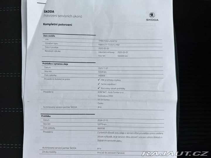 Škoda Fabia 1,0TSI 70KW STYLE 1.MAJIT 2020