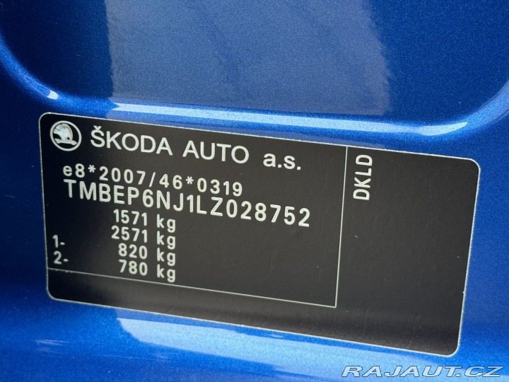 Škoda Fabia 1,0TSI 70KW STYLE 1.MAJIT 2020