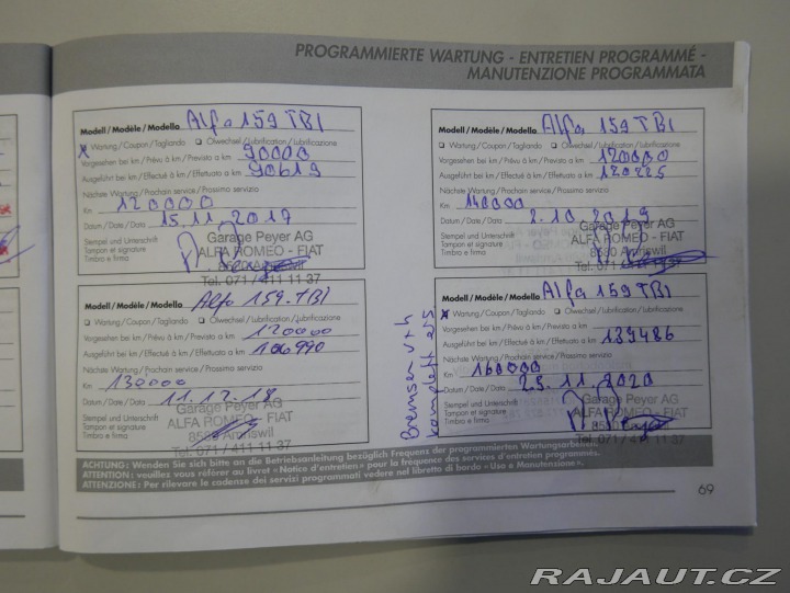 Alfa Romeo 159 SW 1,8TBi Ti REZERVACE 2009