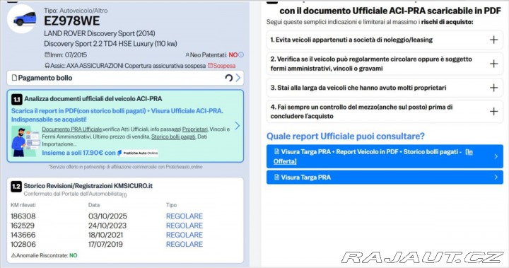 Land Rover Discovery Sport 2,2 HSE 4WD Automat bez k 2015
