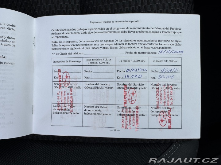 Subaru Forester 4X4 HYBRID 2,0i 110 KW 2020