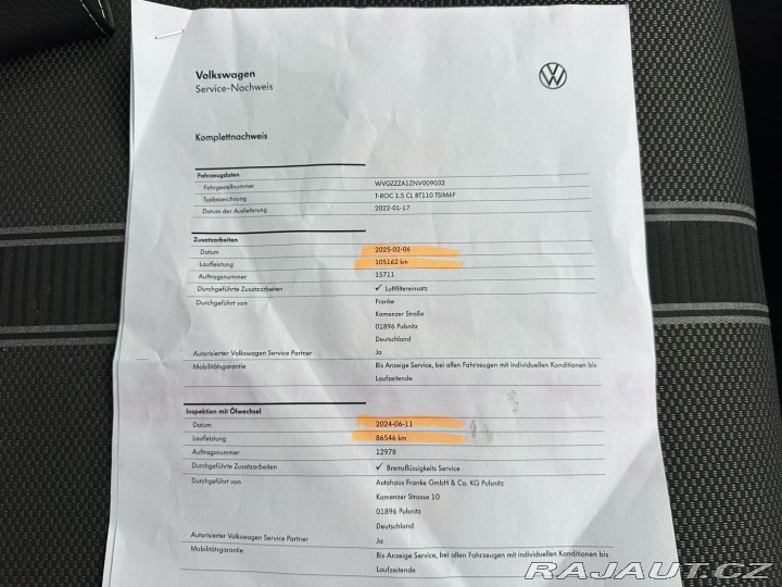 Volkswagen T-Roc 1,5TSI 110kW STYLE TAŽNÉ 2022