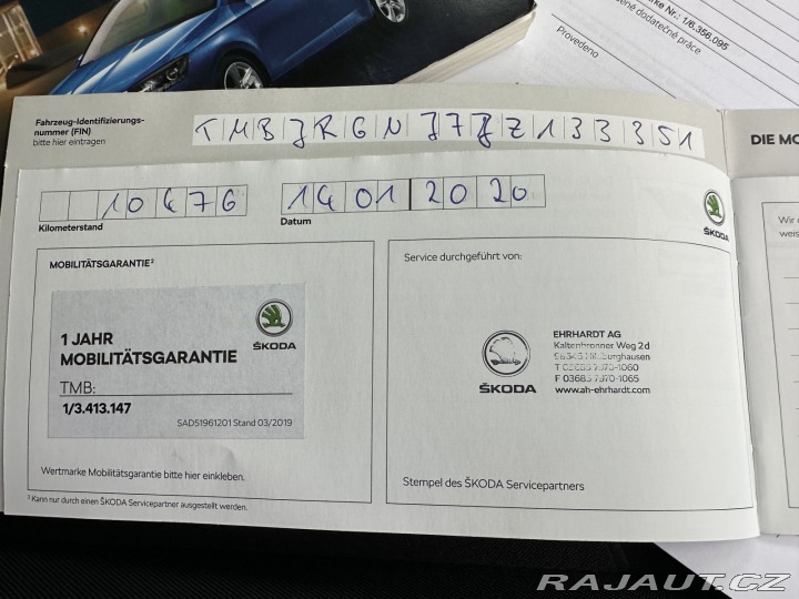 Škoda Fabia REZERVOVÁNO, 1,0TSI 81kW 2018