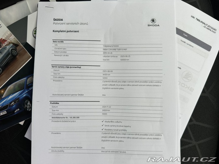 Škoda Fabia 1,0TSI 81kW CLEVER 1.MAJI 2018