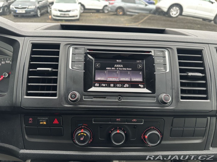 Volkswagen Transporter 2,0TDI 75kW KŘÍDLA TAŽNÉ 2017