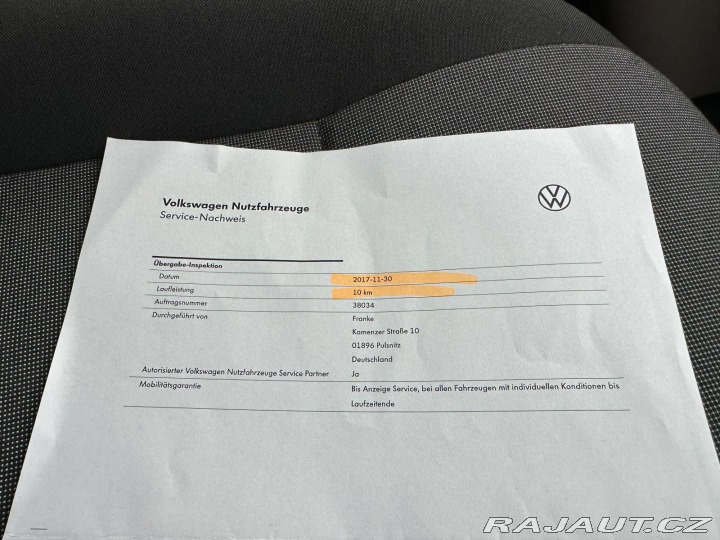 Volkswagen Transporter 2,0TDI 75kW KŘÍDLA TAŽNÉ 2017