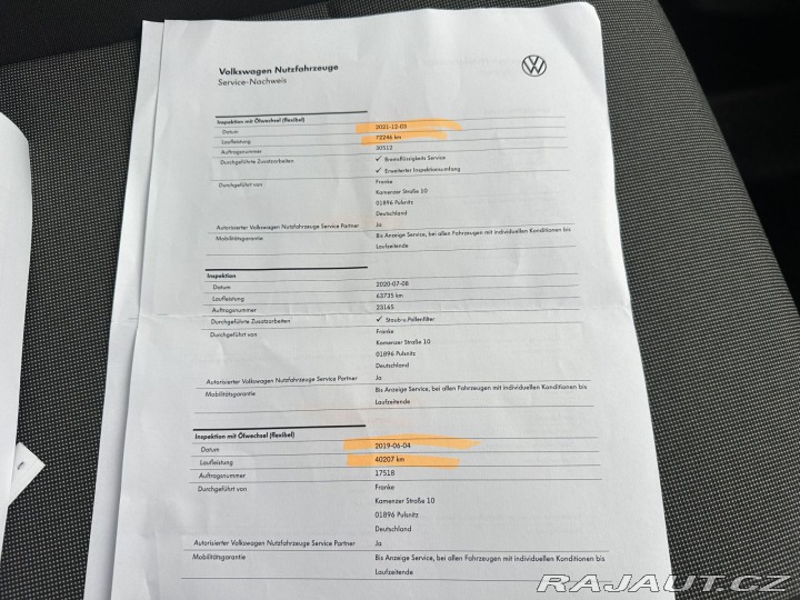 Volkswagen Transporter 2,0TDI 75kW KŘÍDLA TAŽNÉ 2017