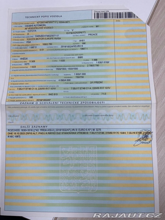 Toyota ProAce 2,0   Diesel, 106kw M1 - 2021