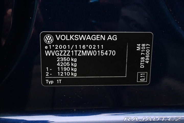 Volkswagen Touran 2,0 TDI 110 kW DSG Comfor 2020