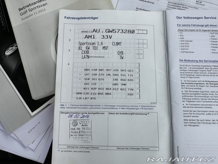 Volkswagen Golf Sportsvan 1,6TDI 81kW LOUNGE TAŽNÉ 2016