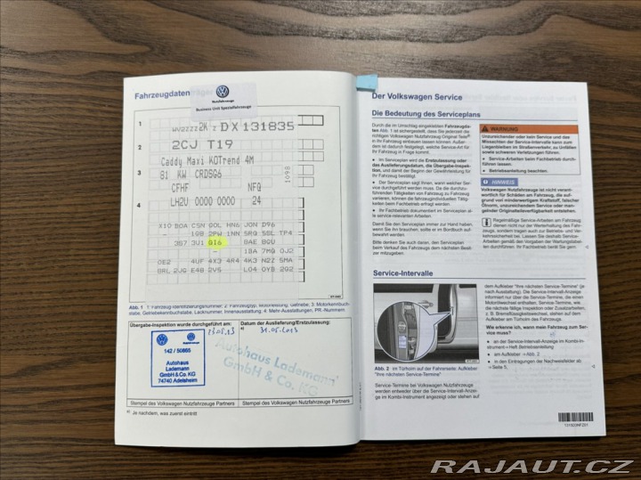 Volkswagen Caddy 2,0 TDI 110PS Maxi-7 Jak 2013