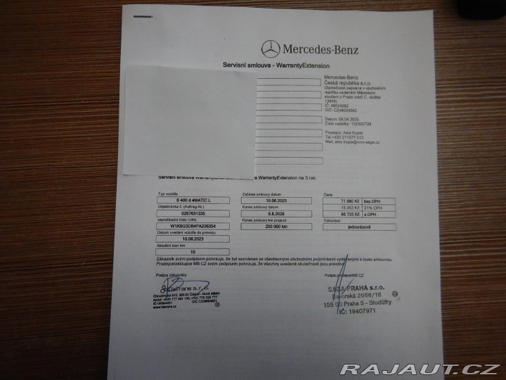 Mercedes-Benz S 400D 4MATIC L AMG 2023